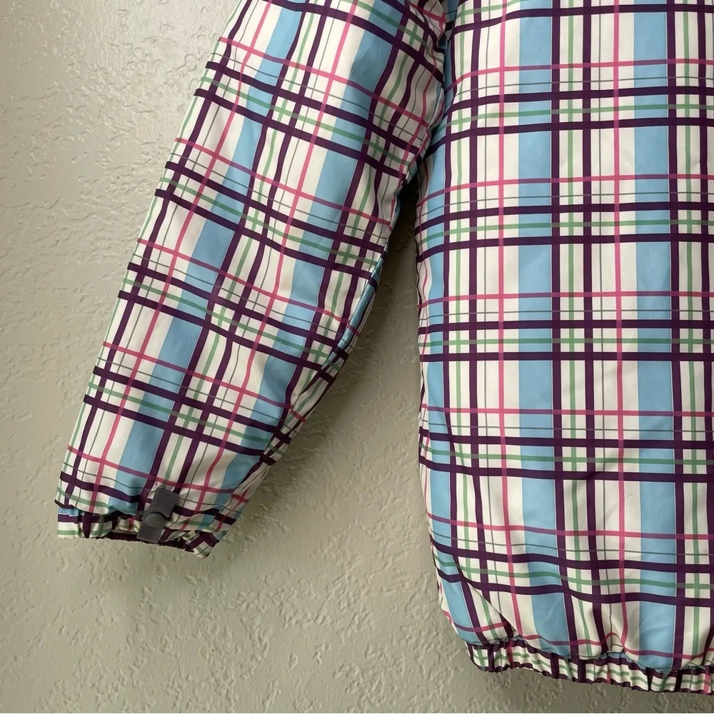The North Face Girls Plaid Puffer Jacket Size XL - Picture 10 of 14